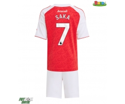 Arsenal Bukayo Saka #7 Hemmaställ Barn 2025-26 Kortärmad (+ Korta byxor) Arsenal Bukayo Saka #7 Hemmaställ Barn 2025-26 Kortärmad (+ Korta byxor)